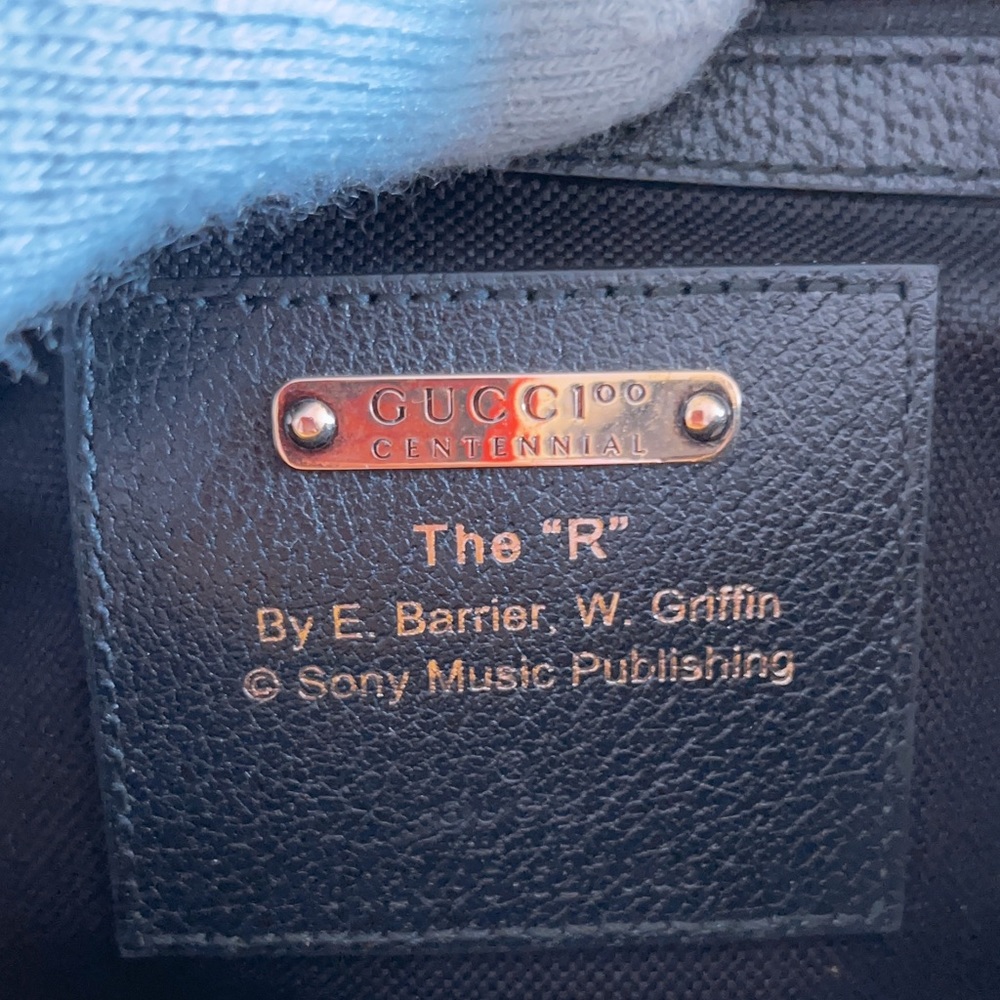 Authentic Gucci 100 Centennial music is mine yellow leather Waist bag belt bag - Picture 12 of 16